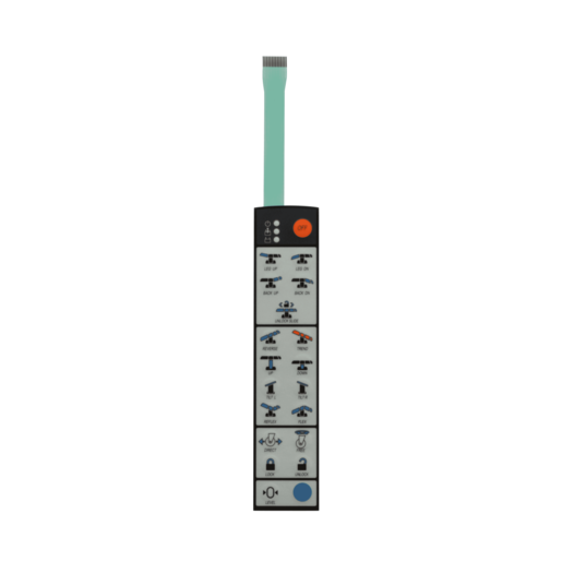 Keypad Membrane, MARS II Remote Keypad Membrane, MARS II Remote