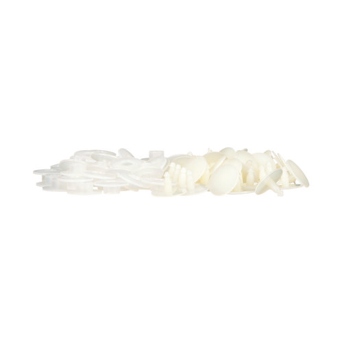 50 Snaps White Nylon 3mm Kit 50 Snaps White Nylon 3mm Kit