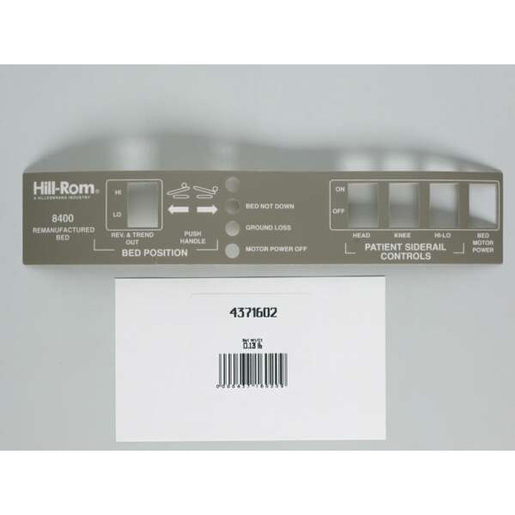 Label, Nurse Panel 8400 Label, Nurse Panel 8400