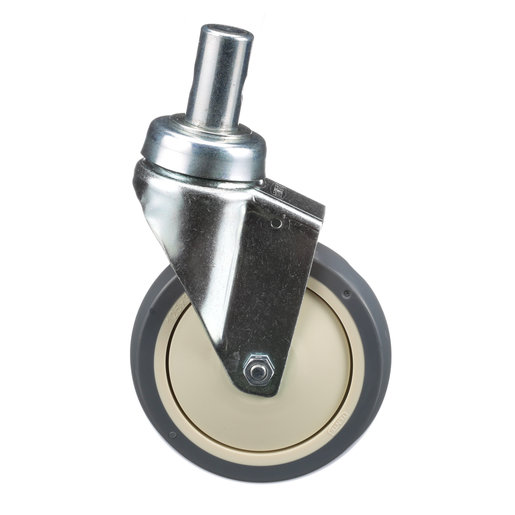 Caster, Swivel, Stm, 125mm, Sgl Caster, Swivel, Stm, 125mm, Sgl