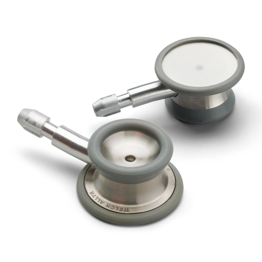 Professional Pediatric Stethoscope Gray Double Head Chest Piece Assembly Professional Pediatric Stethoscope Gray Double Head Chest Piece Assembly